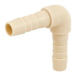Codo 90° inserción de 3/8' de polipropileno, FOSET