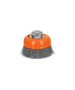Carda TRUPER CopaPro 3" - ALAMBRE ONDULADO FINO CON EJE 5/8"-11 - Limpieza Precisa - Alta Durabilidad - Uso Profesional - Clave 14182