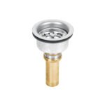 Contracanasta 3-1/2' inox, instala-fácil, tubo latón, FOSET