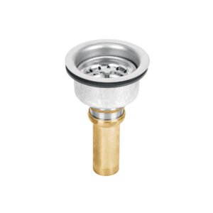 Contracanasta 3-1/2' inox, instala-fácil, tubo latón, FOSET