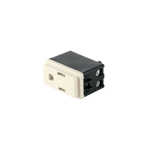 Contacto Volteck 2 polos + tierra marfil línea Basic - Tecnología de conexión segura para instalaciones residenciales que proporciona protección eléctrica en acabado cálido y discreto (Clave 27230)