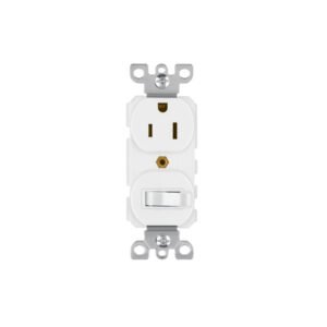 Interruptor de palanca con contacto, Standard, blanco