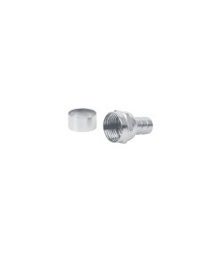 Conectores Coaxiales Volteck RG6 Tipo Campana 4 Piezas - Sellado Precisa para Instalaciones Profesionales que Evitan Pérdidas (Clave 48480)