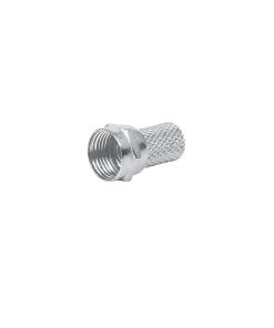Conectores Coaxiales Volteck RG6 Enroscar 4 Piezas - Alta Definición para Sistemas de Cable que Maximizan la Calidad (Clave 48482)