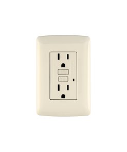 Contacto GFCI Volteck Italiana Marfil - Interruptor de Falla a Tierra para Espacios Elegantes que Garantiza Protección (Clave 46145)