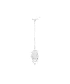 Arbotante Volteck Tipo Farol Tradicional Colgante para Exterior Blanco - Tecnología de Estilo Clásico que Aporta Elegancia a Espacios Abiertos (Clave 47296)