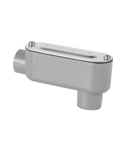 Condulet Volteck 1/2" conexión tipo LB - Tecnología de conducción en ángulo recto para espacios limitados que facilita giros precisos en instalaciones eléctricas (Clave 46970)