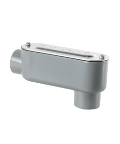 Condulet Volteck 3/4" conexión tipo LB - Tecnología de ángulo recto para canalizaciones exigentes que resuelve esquinas manteniendo protección completa en ambientes hostiles (Clave 46971)