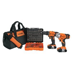 Combo TRUPER PRO 20V - ROTOMARTILLO + DESTORNILLADOR DE IMPACTO - Kit Profesional - Alta Potencia - Máxima Versatilidad - Clave 102202