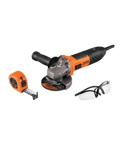 Combo TRUPER ERGO-PRO Esmeriladora 4-1/2" - 850W + LENTES Y FLEXÓMETRO - Potencia Superior - Kit Profesional - Máxima Seguridad - Clave 100250