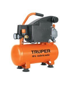 Compresor TRUPER LubricadoPro 10L - 2HP HORIZONTAL 127V - Alta Eficiencia - Máxima Durabilidad - Rendimiento Óptimo - Clave 103030