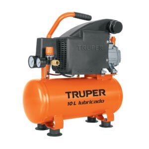 Compresor lubricado, 10L, 2 HP, horizontal, 127V, TRUPER