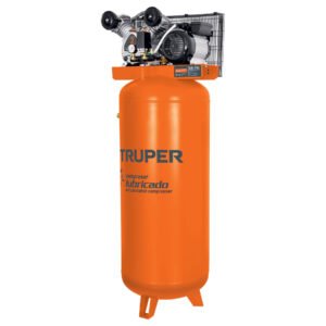 Compresor TRUPER BandaPro 240L - 4HP VERTICAL DE BANDA 220V - Máxima Capacidad - Alta Potencia - Uso Industrial Intensivo - Clave 19366