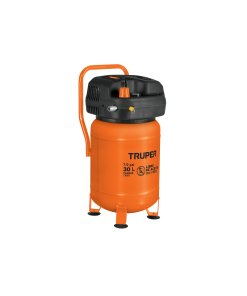 Compresor TRUPER FreePro 30L - 3HP LIBRE DE ACEITE VERTICAL 127V - Máxima Potencia - Diseño Compacto - Funcionamiento Silencioso - Clave 13836