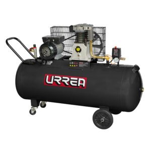 Compresor de aire eléctrico lubricado 200 Lt, 3 HP, 127 V Urrea COMP8200