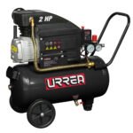 Compresor de aire eléctrico lubricado 25 Lt, 2 HP, 127 V Urrea COMP825