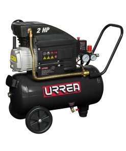 Compresor de aire eléctrico lubricado 25 Lt, 2 HP, 127 V Urrea COMP825