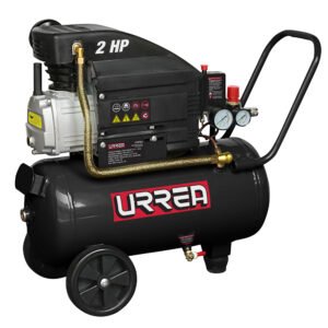 Compresor de aire eléctrico lubricado 25 Lt, 2 HP, 127 V Urrea COMP825