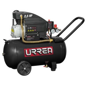 Compresor de aire eléctrico lubricado 50 Lt, 2.5 HP, 127 V Urrea COMP850