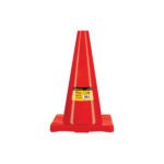 Cono de precaución de 45 cm de PVC, PRETUL