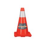 Cono de precaución de 45 cm de PVC con reflejante, TRUPER