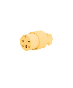 Contacto industrial Volteck plástico aterrizado cara de chino - Tecnología de conexión versátil para múltiples estándares que combina resistencia química con compatibilidad internacional (Clave 46118)