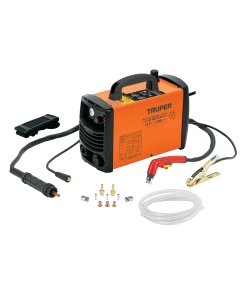 Cortadora de Plasma TRUPER 40A Industrial - Equipo Profesional para Corte de Metales hasta 12mm con Tecnología IGBT y Pistola de Aire Comprimido (Clave 17335)