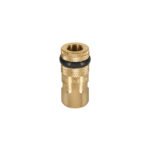 Cople rápido de latón, hembra, cuerda 1/4' NPT, TRUPER