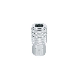 Cople rápido de acero, hembra, cuerda 1/4' NPT, PRETUL