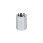 Cople de acero, hembra-hembra, cuerda 1/4' NPT, PRETUL