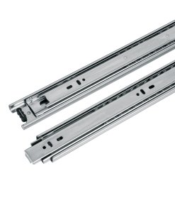 Bolsa con 2 Correderas Extensión de 45 cm para Cajón, Ancho 4.5 cm, Alta Durabilidad para Conexiones de Cajones, Clave 43273, HERMEX