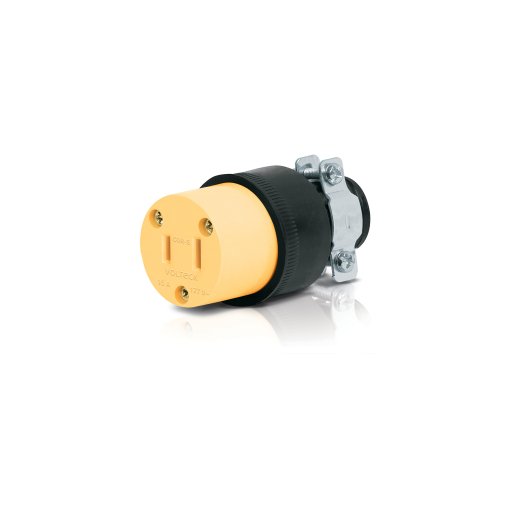 Contacto industrial Volteck reforzado polarizado - Tecnología de alimentación direccional para ambientes industriales que garantiza conexiones correctas incluso en condiciones adversas (Clave 46119)