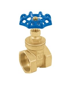 Válvula de Compuerta de Latón Roscable de 1 1/2', Alta Durabilidad para Instalaciones Eficientes, Marca Foset, Clave 49021