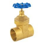 Válvula de compuerta de latón soldable de 2', FOSET
