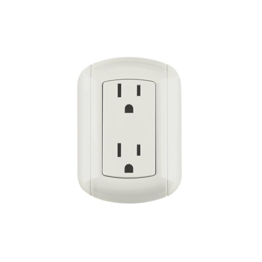 Contacto Dúplex Volteck Sobreponer 2P+T ABS - Conexión Segura para Instalaciones Eléctricas que Garantiza Protección (Clave 47350)