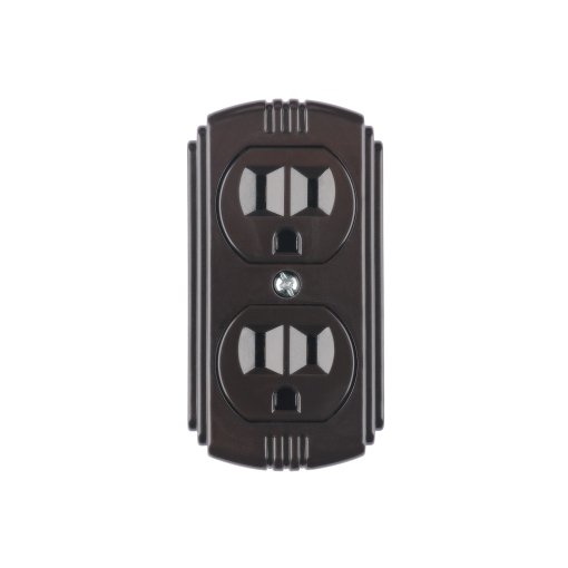 Contacto Dúplex Volteck Sobreponer 2P+T Café - Diseño Discreto para Integración Estética en Espacios Residenciales (Clave 46115)