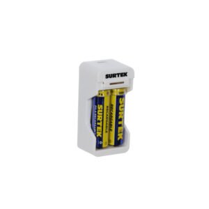 Cargador de pilas "AAA" y "AA", con 2 pilas "AA" Surtek CP2