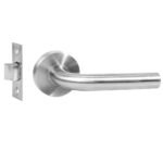 Manija tubular Calabria función de paso, acero inoxidable, en caja Proforza CPF1-10S-US32D