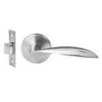 Manija tubular Messina función de paso, acero inoxidable, en caja Proforza CPF3-10S-US32D
