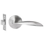 Manija tubular Messina función privacía, acero inoxidable, en caja Proforza CPF3-40-US32D