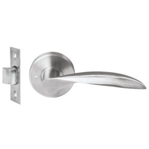 Manija tubular Messina función privacía, acero inoxidable, en caja Proforza CPF3-40-US32D