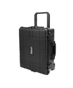 Caja portaherramientas plástica de seguridad impermeable 24" x 19" x 9" con ruedas Urrea CPI24R