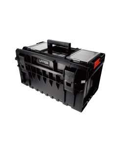 Caja portaherramientas plástica modular con compartimentos 23" x 15" x 12" Urrea CPM12