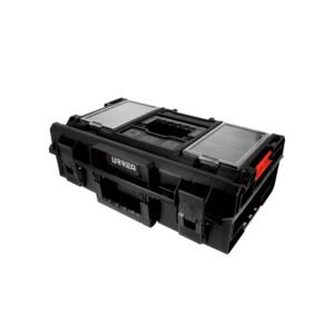 Caja portaherramientas plástica modular con compartimentos 23" x 15" x 7" Urrea CPM7