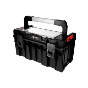 Caja portaherramientas plástica modular con organizador 18"x 10" x 9" Urrea CPO18