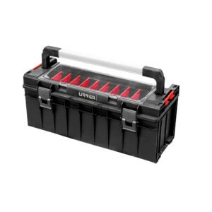 Caja portaherramientas plástica modular con organizador 25" x 10" x 10" Urrea CPO25