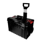 Caja portaherramientas plástica modular con compartimentos 23" x 18" x 27" con ruedas Urrea CPR27
