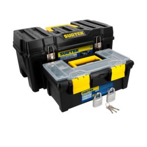 Juego de cajas portaherramientas plásticas, 4 piezas Surtek CPS4C