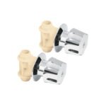 Juego de 2 llaves de empotrar CPVC 1/2' con maneral, FOSET