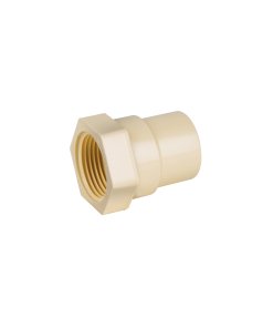 Conector Hembra de CPVC 3/4', Ideal para Conexiones en Instalaciones de Agua y Gas, Resistente y Duradero, FOSET Foset clave 45102